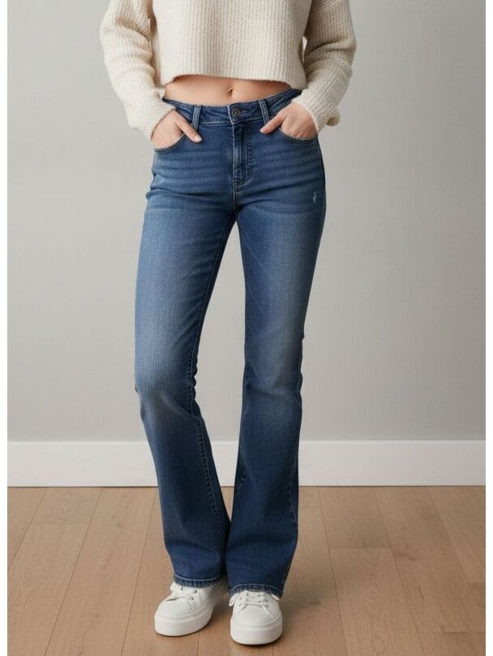 Silver Jeans Co. Avery Slim Bootcut Blue Denim Jeans Women's Size W24 L31